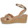 Shoes Women Sandals Les Petites Bombes ILIDIA Gold / Pink