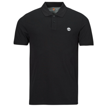 Clothing Men short-sleeved polo shirts Timberland Pique Short Sleeve Polo Black