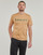 Clothing Men short-sleeved t-shirts Timberland Camo Linear Logo Short Sleeve Tee Beige