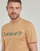 Clothing Men short-sleeved t-shirts Timberland Camo Linear Logo Short Sleeve Tee Beige