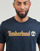 Clothing Men short-sleeved t-shirts Timberland Linear Logo Short Sleeve Tee Marine