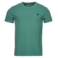 Clothing Men short-sleeved t-shirts Timberland Short Sleeve Tee Grey / Blue