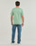 Clothing Men short-sleeved t-shirts Timberland Linear Logo Short Sleeve Tee Grey / Green