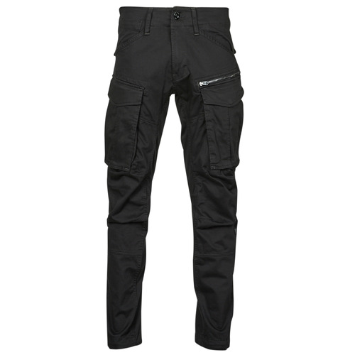 Clothing Men Cargo trousers G-Star Raw rovic zip 3d regular tapered Black