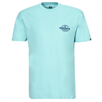 Clothing Men short-sleeved t-shirts Quiksilver TRADESMITH SS Turquoise