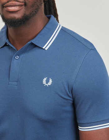 Fred Perry TWIN TIPPED FRED PERRY SHIRT Blue / White