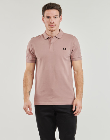 Fred Perry PLAIN FRED PERRY SHIRT Pink / Black