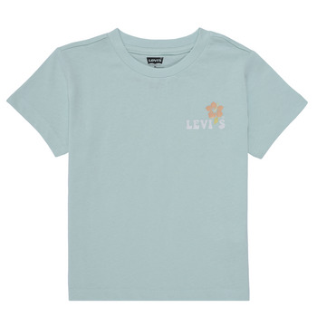 Clothing Girl short-sleeved t-shirts Levi's OCEAN BEACH SS TEE Blue / Pastel / Orange / Pastel