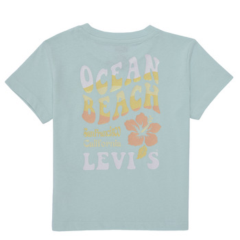 Levi's OCEAN BEACH SS TEE Blue / Pastel / Orange / Pastel
