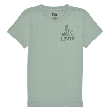 Clothing Boy short-sleeved t-shirts Levi's CACTI CLUB TEE Blue