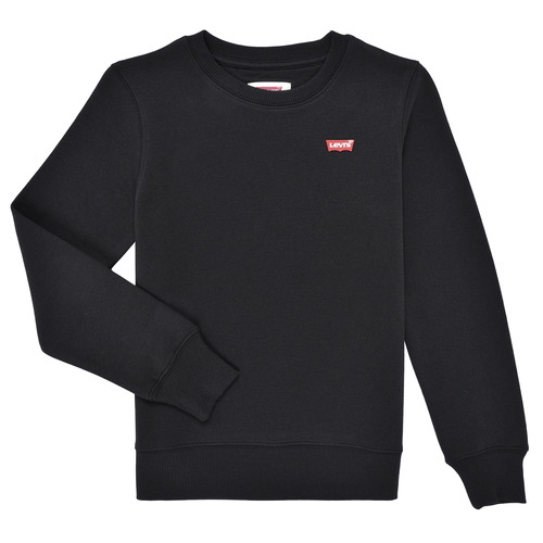 Clothing Boy sweaters Levi's MINI LOGO CREWNECK SWEATSH Black