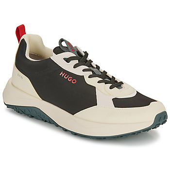Shoes Men Low top trainers HUGO Kane_Runn_mfny_N Black / Beige