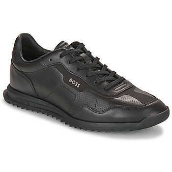 Shoes Men Low top trainers BOSS Zayn_Lowp_ltpf Black