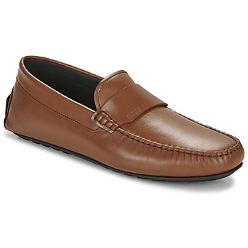 Shoes Men Loafers BOSS Noel_Mocc_ltlg Cognac