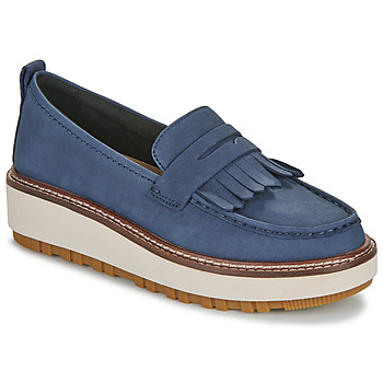Shoes Women Loafers Clarks ORIANNA W LOAFER Blue