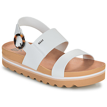 Shoes Women Sandals Reef VISTA HI BUCKLE White / Beige