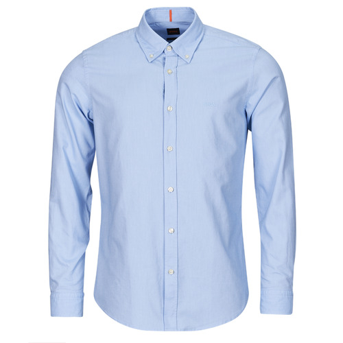 Clothing Men long-sleeved shirts BOSS Rickert Blue / Sky