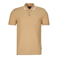 Clothing Men short-sleeved polo shirts BOSS Parlay 190 Beige