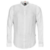 Clothing Men long-sleeved shirts BOSS Race_1 White