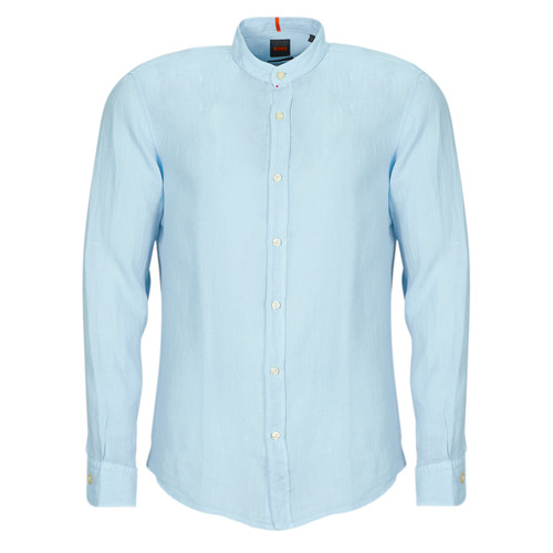Clothing Men long-sleeved shirts BOSS Race_1 Blue / Sky