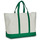 Bags Luggage Polo Ralph Lauren LRG ICON TTE-TOTE-LARGE Cream / Green