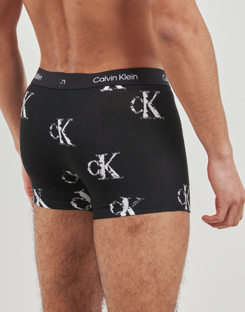 Calvin Klein Jeans TRUNK 3PK X3 Black / Black / Violet