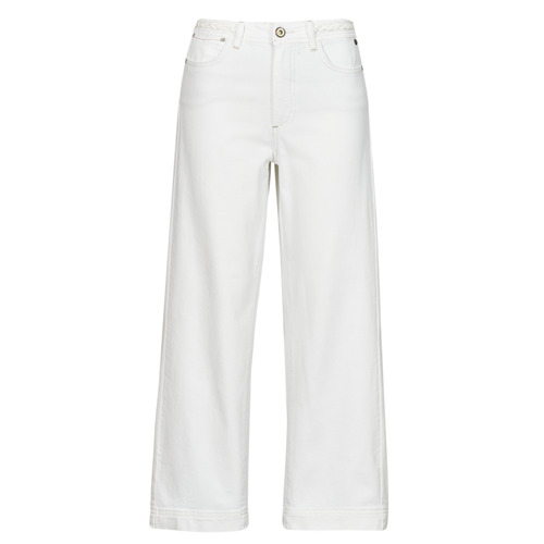 Clothing Women Flare / wide jeans Freeman T.Porter NYLIA ANDALOUSIA White