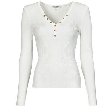 Clothing Women jumpers Morgan MIGNO White