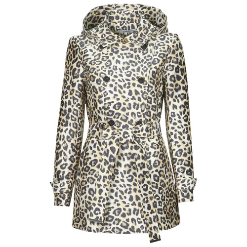 Clothing Women Trench coats Morgan GALAXI Leopard