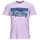 Clothing Men short-sleeved t-shirts Superdry CALI STRIPED LOGO T SHIRT Violet