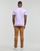 Clothing Men short-sleeved t-shirts Superdry CALI STRIPED LOGO T SHIRT Violet