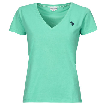 Clothing Women short-sleeved t-shirts U.S Polo Assn. BELL Green