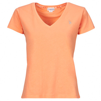 Clothing Women short-sleeved t-shirts U.S Polo Assn. BELL Orange