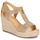 Shoes Women Sandals MICHAEL Michael Kors BERKLEY MID WEDGE Gold
