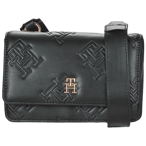 Bags Women Shoulder bags Tommy Hilfiger TH REFINED CROSSOVER MONO Black