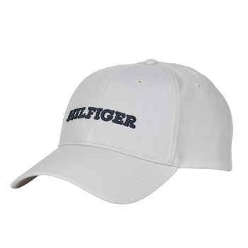 Tommy Hilfiger TH MONOTYPE CANVAS 6 PANEL CAP White