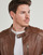 Clothing Men Leather jackets / Imitation le Oakwood DUKE Brown