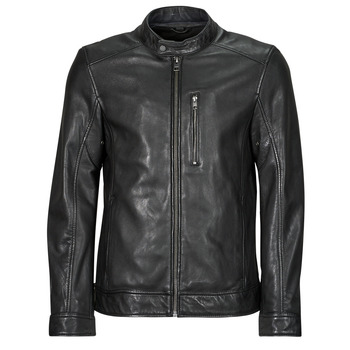 Clothing Men Leather jackets / Imitation le Oakwood DUKE Black