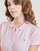 Clothing Women short-sleeved polo shirts Tommy Hilfiger HERITAGE SHORT SLEEVESLIM POLO Pink