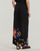 Clothing Women Wide leg / Harem trousers Desigual SWIM_JUNJLY_BOTTOM Black / Multicolour