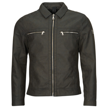Clothing Men Leather jackets / Imitation le Kaporal MAORI Black
