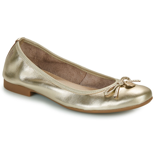 Shoes Women Ballerinas Dorking SIBEL Gold
