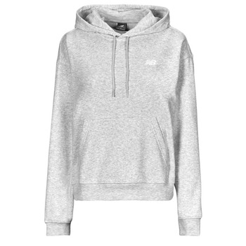 New Balance FRENCH TERRY SMALL LOGO HOODIE Grey