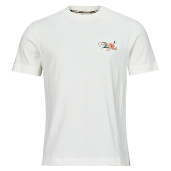 Clothing Men short-sleeved t-shirts Teddy Smith EDIS MC White