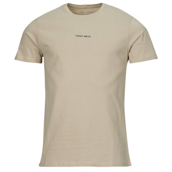 Clothing Men short-sleeved t-shirts Teddy Smith SOY 2 MC Beige