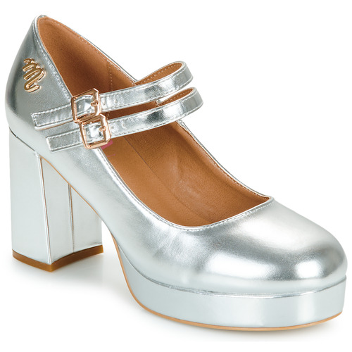 Shoes Women Ballerinas Moony Mood SELENA Silver