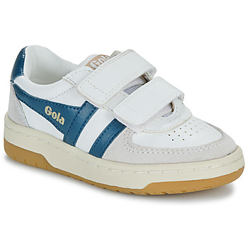 Shoes Children Low top trainers Gola HAWK STRAP White / Beige