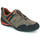 Shoes Men Low top trainers Geox UOMO SNAKE Black / Orange