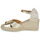 Shoes Women Sandals Geox D GELSA LOW Gold / Beige