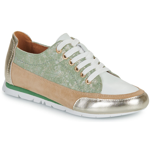 Shoes Women Low top trainers Karston CAMINO Gold / Green